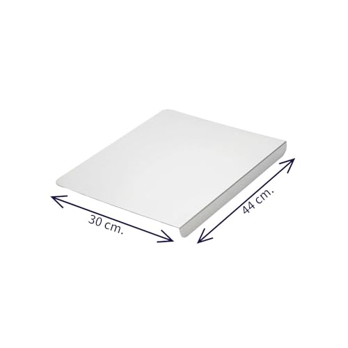 Femora Premium 304 Steel Chopping Board for Kitchen, Made by Jindal Stainless Steel, Rust-Free Cutting Board, Non-Slip, Anti-Bacterial, Chef Approved, Ideal for Vegetables, Fruits, Meat 35cm x 25cm