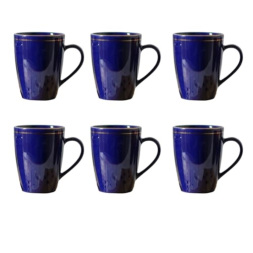 Ceramic Gold Line Coffee  Mug , 360 ML, Femora.