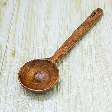 Acacia Wooden Cooking Spoon Set, Dosa & Tawa Turner, Vegetable Ladle, Serving Spoon, 1 Pc, Femora