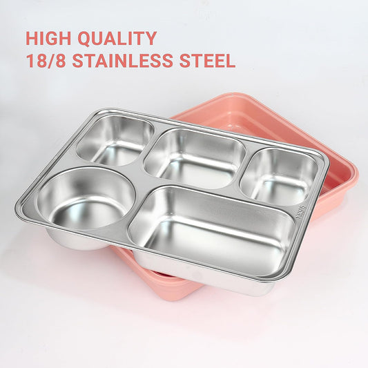 Stainless Steel Lunch Box Thali Set, Femora, 1 Pcs