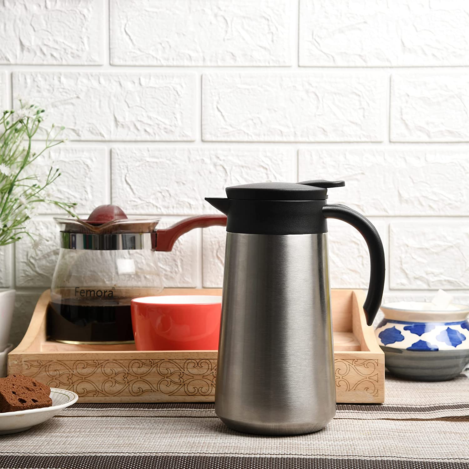 Stainless Steel Vacuum Insulated Multipurpose Thermosteel Flask with H