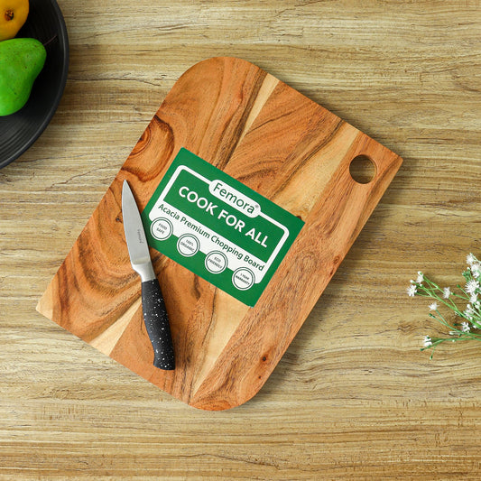 Vegetable Acacia Wood Chopping Board, Femora