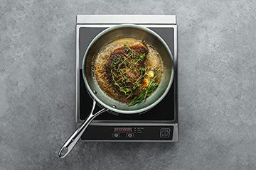 Tri-ply Frying Pan  Healthy Cooking (Zero Non-Stick Coating)