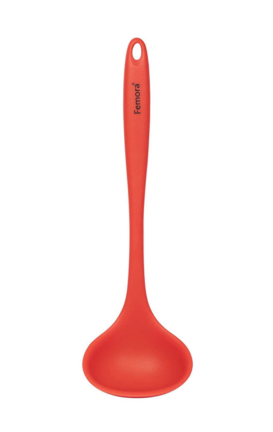 Silicone Premium Ladle with Grip Handle, 1 Pc, Femora