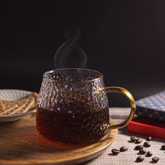 Handcrafted Hammered Finish Coffee Mug, 440 ML, Femora