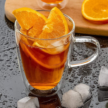 Borosilicate Glass Double Wall Tea Cup- 360 ML, Femora