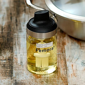 Borosilicate Glass Mini Jar for Ghee, Chatni, Oil, Honey, 250 ML, Femora