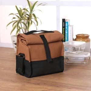 Borosilicate Glass Square Container Camel Black Lunch Box-300 ML X 3, Set of 3
