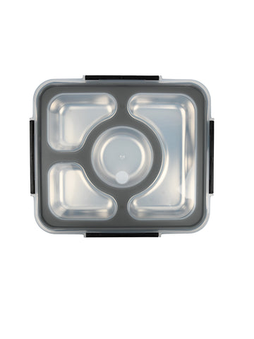 Stainless Steel Lunch Box Thali Set , Femora, 1 Pcs (Not Leakproof)