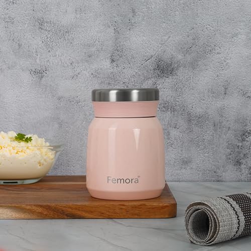 Kids Double Walled Thermos for Hot Food, Insulated Food Container, Wide Mouth Design Food Jars Hot or Cold Meals, 300 ml,