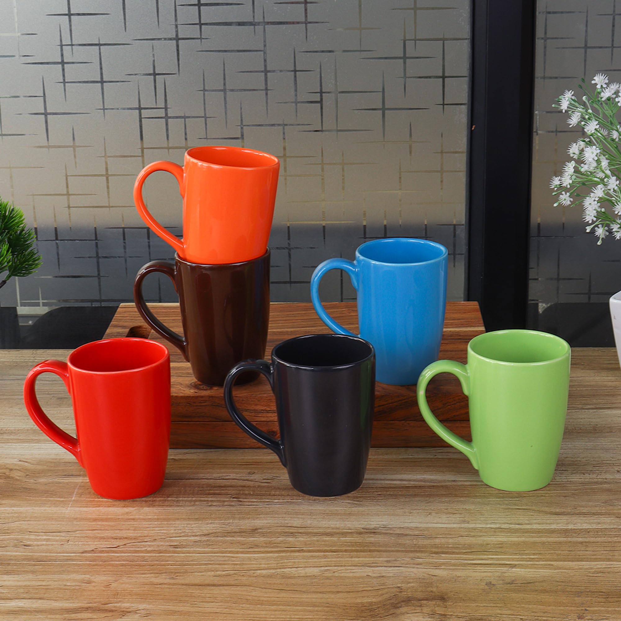 Ceramic Multicolor Coffee  Mug , 320 ML, Femora