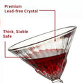 Femora Muse Cocktail Glass – Classic Martini Design with Stable Base