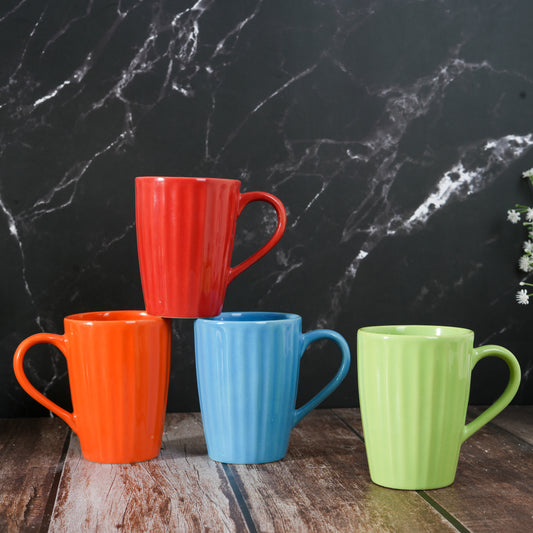 Ceramic Multicolour Coffee  Mug , 350 ML, Femora