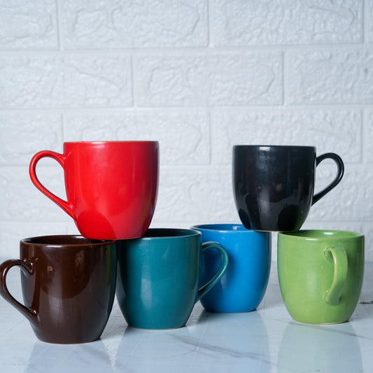 Ceramic Multicolor Coffee  Mug , 200 ML, Femora