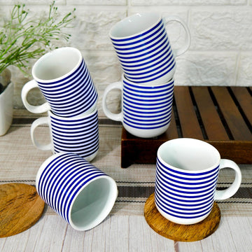 Handcrafted Ceramic Coffee & Tea Cup Set of 6