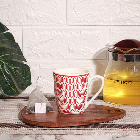 Yuber Line Design Coffee & Tea Cup Set of 6, 160 ML, Femora