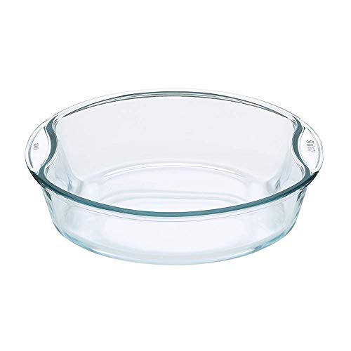 Borosilicate Glass Oven Safe Microwave Safe Cake Dish, 1500 ML
