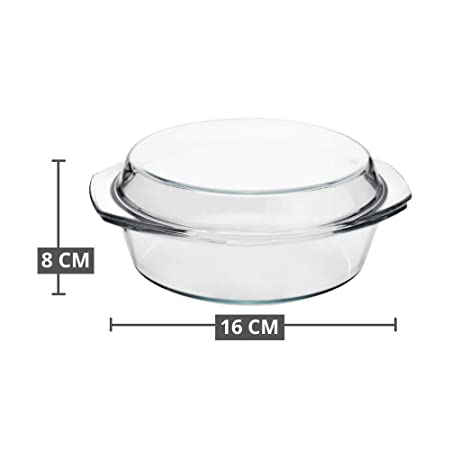 Mixing Bowl - Rectangular Dish and Casserole, (Bowl-1050ML, Dish-1000ML, Casserole-700ML)- Set of 3