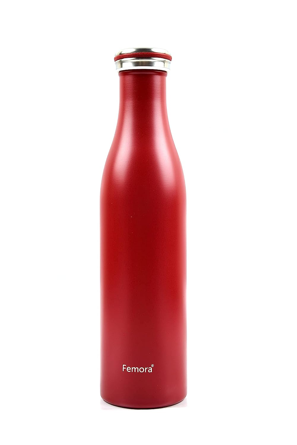 Thermosteel Vacuum Cola Stainless Steel Bottle - 750 ML, Red, 12 hrs HOT and Cold