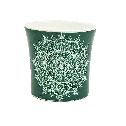 Circular Ceramic Coffee & Tea Cup Set of 6, 160 ML, Femora