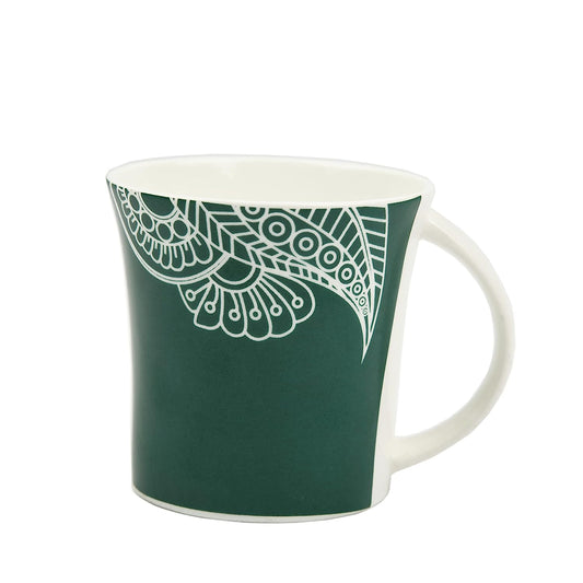 Rich Paisley Ceramic Coffee & Tea Cup Set of 6, 160 ML, Femora