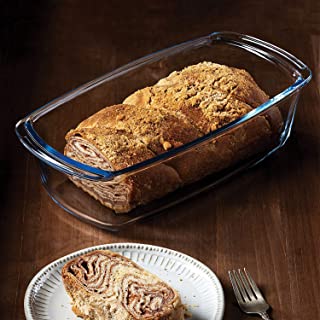 Baking Loaf Pan Microwave Safe - 1800 ML, Set of 1