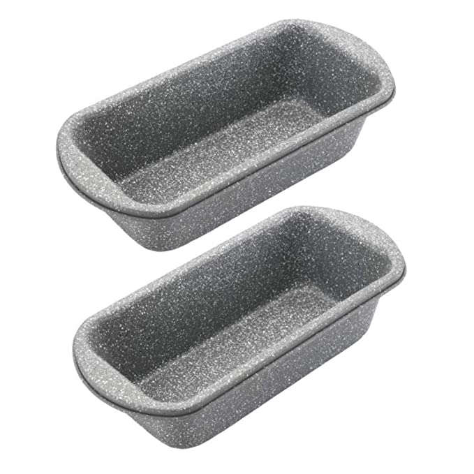 Carbon Steel Stone Ware Non-Stick Coated Baking Loaf Pan  Set of 2