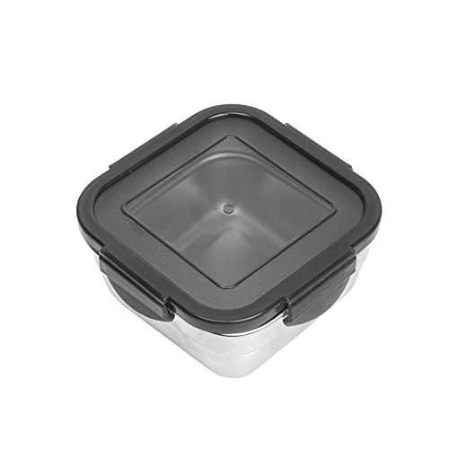 Steel Square Container- 350 ML