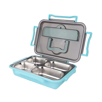 Stainless Steel Lunch Box Thali Set, Femora, 1 Pcs