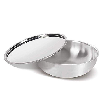 Tri-ply Tasla 24x8cm with Steel Lid Healthy Cooking (Zero Non-Stick Coating)